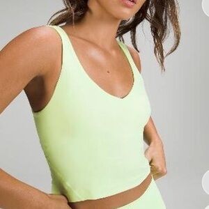 lululemon align tank top faded zap size 6